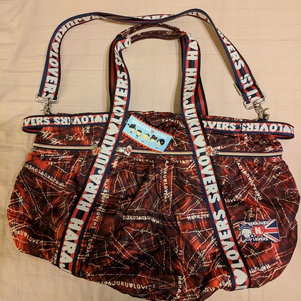 Harajuku Lovers Red Duffle Bag